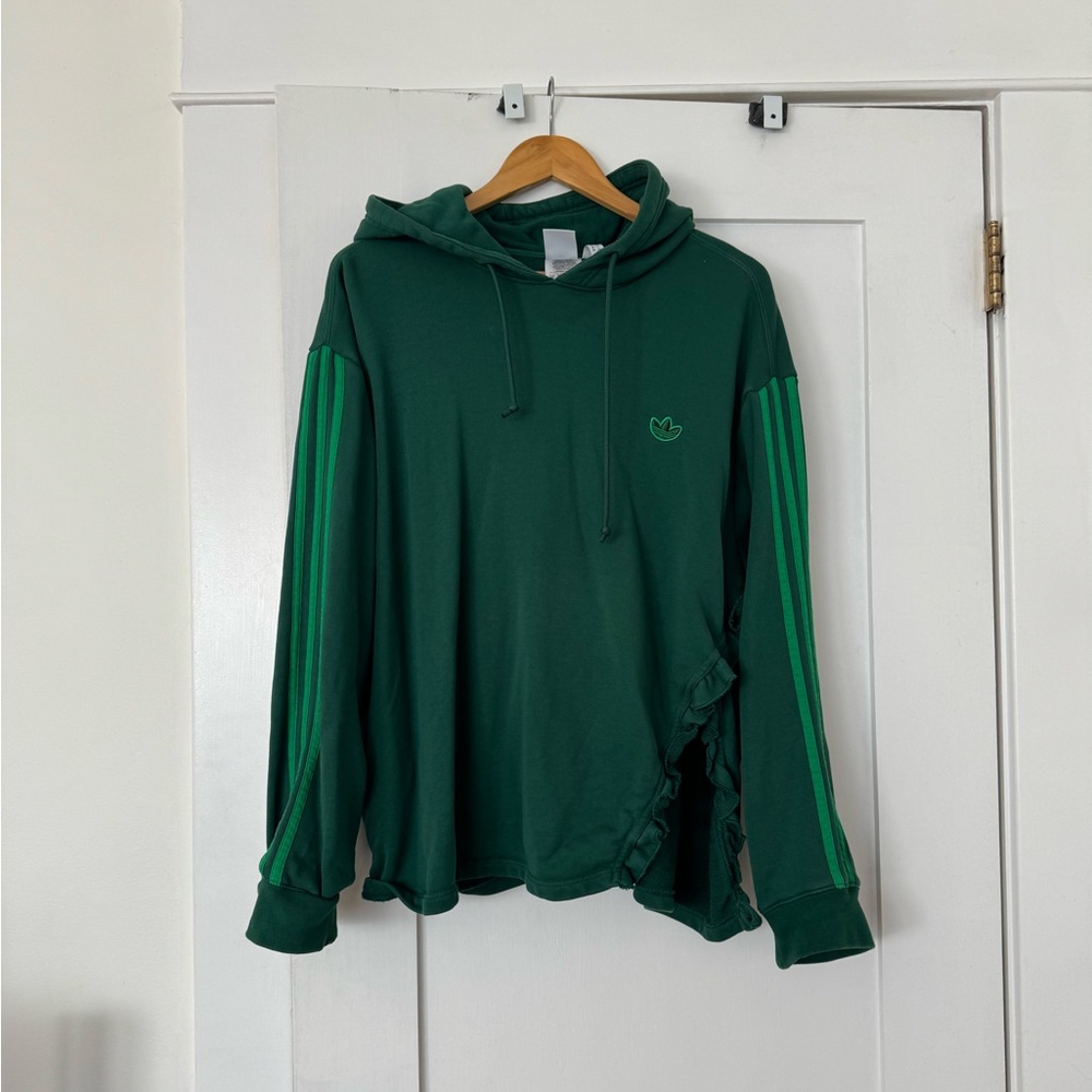 Green adidas hoodie